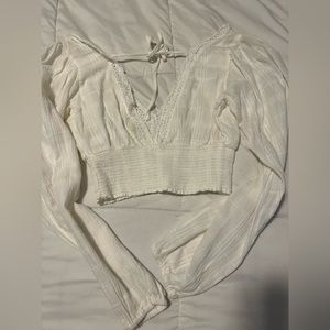 Aeropostale small white ivory top
